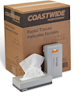 FACIAL TISSUE, COASTWIDE PROFESSIONAL,  2-PLY, 100 SHEETS/BOX, 30 BOXES/CT (CW57777) THUMBNAIL