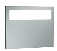 DISPENSER, TOILET SEAT COVERS, STAINLESS STEEL, ASI, 11" X 15.75" MAIN