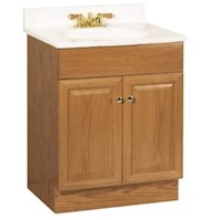 BATHROOM VANITY CABINET WITH TOP WITH 2-DOOR IN OAK, RICHMOND, RSI 24 IN. X 31 IN. X 18 IN. MAIN