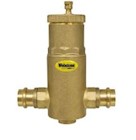 AIR SEPARATOR, WITH REMOVABLE VENT HEAD, WEBSTONE, BRASS, 1" THUMBNAIL