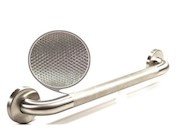 GRAB BAR, 16" X 1.25", DIAMOND KNURLED, PREMIUM SERIES FROM WINGITS, SATIN STAINLESS STEEL THUMBNAIL