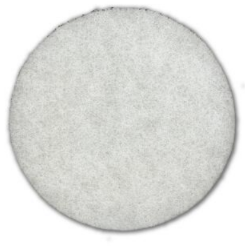 16", WHITE, POLISHING PADS, 5/CT LARGE