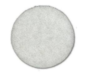 17", WHITE, POLISHING PADS, 5/CT LARGE