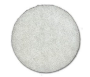 19", WHITE, POLISHING PADS, 5/CT LARGE