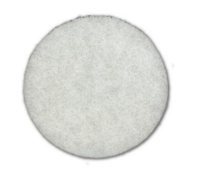 18", WHITE, POLISHING PADS, 5/CT LARGE