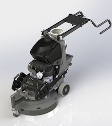 FLOOR MACHINE, 30", PROPANE GRINDER & POLISHER, 700-1400RPM, 12 GALLON TANK, ONYX, Z5 LARGE