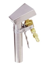 UPHOLSTERY TOOL, EXTRACTOR ACCESSORY, 1-1/2", STAINLESS STEEL, DOULBE CHAMBER, UP TO 300 PSI LARGE