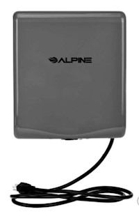 HAND DRYER, HIGH SPEED, "WILLOW", 120V, GREY MAIN