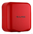 HAND DRYER, COMMERCIAL, HIGH SPEED, HEMLOCK, RED, 120V THUMBNAIL