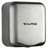 HAND DRYER, COMMERCIAL, HIGH SPEED, HEMLOCK, STAINLESS STEEL BRUSHED, 120V MAIN
