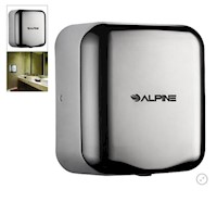 HAND DRYER, COMMERCIAL, HIGH SPEED, HEMLOCK, CHROME, 120V MAIN