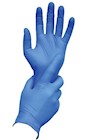 DISPOSABLE GLOVES, AMBITEX, N400, BLUE, NITRILE, EXAM, POWDER FREE, MEDIUM, 100/BOX THUMBNAIL