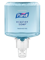 HAND SOAP, FOAMING, REFILL, PURELL HEALTHCARE, FRAGRANCE-FREE, ES6, 1200 ML, 2/CT LARGE