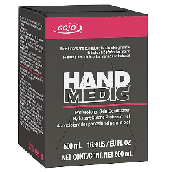 HAND LOTION, GOJO, SKIN CONDITIONER, HAND MEDIC, REFILL, UNSCENTED, 500 ML LARGE
