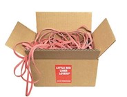LINER RUBBER BANDS, REUSABLE, RED, J-LINE, FITS MANY SIZES, 144/CT THUMBNAIL
