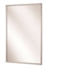 MIRROR, ANGLE FRAME, BRADLEY, 18" X 30", STAINLESS STEEL THUMBNAIL