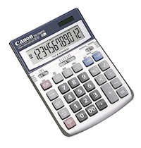 CALCULATOR, 12-DIGIT DESKTOP, CANON HS-1200TS, GRAY/SILVER MAIN