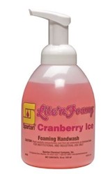 HAND SOAP, FOAMING, CRANBERRY ICE LITE'N FOAMY, SPARTAN, 18OZ, 6/CT LARGE