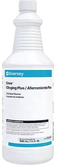 TOILET BOWL CLEANER, DIVERSEY, CREW, CLINGING, CITRUS SCENT, 32 OZ, 12/CT MAIN