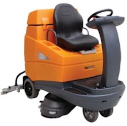 AUTO SCRUBBER, 41", RIDE-ON, TASKI SWINGO 5000B, ABM BATTERY KIT, OFF-BOARD CHARGER LARGE