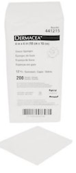 GUAZE SPONGES, DERMACEA, 12 PLY, 4", 2000/CARTON LARGE