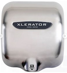 HAND DRYER, XLERATOR XL-SB 110-120V, BRUSHED STAINLESS STEEL COVER LARGE