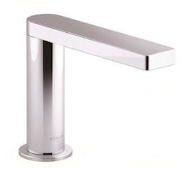 BATHROOM FAUCET, AUTOMATIC, DC POWERED POLISHED CHROME, K-103C36-SANA-CP LARGE