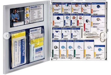 FIRST AID KIT, FIRST AID ONLY, ANSI A+ SMARTCOMPLIANCE LARGE FOOD SERVICE, 50 PEOPLE LARGE
