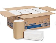 PAPER TOWELS, SINGLE FOLD, PACIFIC BLUE, RECYCLED, 1-PLY, 250 SHEETS/PK, 16 PACKS/CT THUMBNAIL