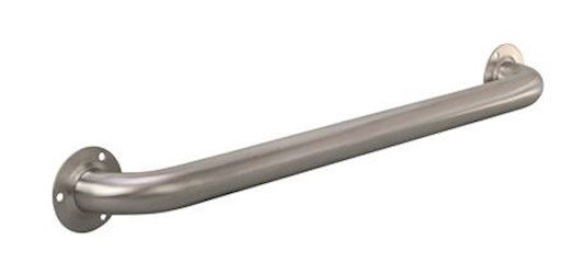 GRAB BAR, 24" X 1.5", EXPOSED SCREW, SATIN STAINLESS STEEL LARGE