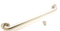 GRAB BAR, 36" X 1.5", SATIN STAINLESS STEEL, (39" OVERALL LENGTH) MAIN