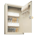 KEY CABINET, SAND COLOR, 30 KEY CAPACITY, MMF INDUSTRIES, STEELMASTER, 12 1/8"H x 8"W x 2 5/8"D THUMBNAIL