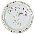 PAPER PLATES, MEDIUM WEIGHT, SOLO, 8.5", 500/CT THUMBNAIL
