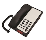TELEPHONE, 1-LINE, CORDED, LODGING STAR, BLACK THUMBNAIL