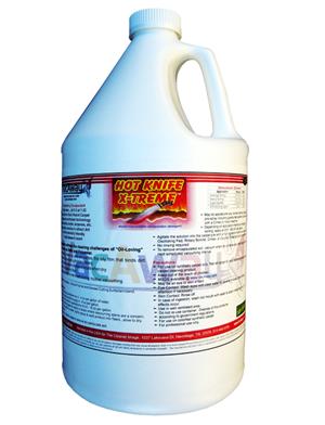 ENCAPSULATION CLEANER, "HOT KNIFE" FROM POWR-FLITE, DRY FOAM FOR CARPET & UPHOLSTERY, 1 GL, 4/CS LARGE