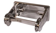 DISPENSER, SINGLE-ROLL, STANDARD HOUSEHOLD SIZE ROLL, CHROME, SELF-LOCKING THUMBNAIL