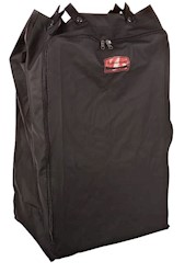 LINEN HAMPER BAG, RUBBERMAID PREMIUM, 30 GALLON, BLACK LARGE