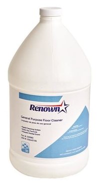 FLOOR CLEANER, GENERAL PURPOSE, RENOWN, 1 GALLON, 4/CT MAIN