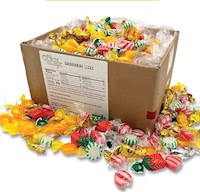 CANDY, ASSORTED FLAVORS, INDIVIDUALLY WRAPPED, OFFICE SNAX, 5 LB BOX MAIN