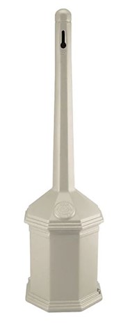 SMOKERS' OUTPOST ASH URN, BEIGE, COMMERCIAL ZONE PRODUCTS MAIN