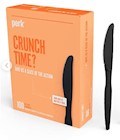Perk™ Polystyrene Knife, Heavy-Weight, Black, 100/Pack THUMBNAIL
