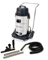 VACUUM, WET/DRY, 15 GL, STAINLESS STEEL TANK, FULL TOOL KIT LARGE