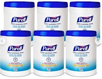 HAND SANITIZER WIPES, PURELL, FRESH CITRUS SCENT, 270 WIPES/CARTON, 6/CARTONS MAIN