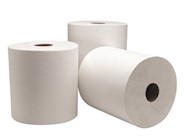 HARDWOUND PAPER TOWEL, WHITE, HIGH CAPACITY, RENOWN, 8IN, 1000ft, 6ROLL/CS THUMBNAIL