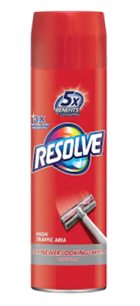 CARPET CLEANER, HIGH TRAFFIC, FOAM, RESOLVE, 22 OZ MAIN