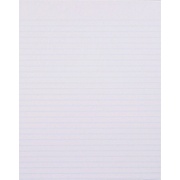 NOTEPADS, 8.5" X 11", WIDE RULED, WHITE, 50 SHEETS/PAD, 12 PADS/CT LARGE
