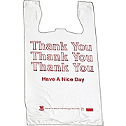 MERCHANDISE BAG, "THANK YOU", 22"H x 11.5"W x 6.5"D LARGE