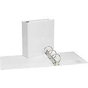 Simply® Economy View Binder with Round Rings, White, 460-Sheet Capacity, 3" (Ring Diameter) THUMBNAIL