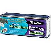 Swingline® S.F.® 4® Premium Staples, 1/4" Leg Length, 5,000/Bx LARGE