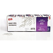Paper Clips, Jumbo, Smooth, 1000/Pk THUMBNAIL